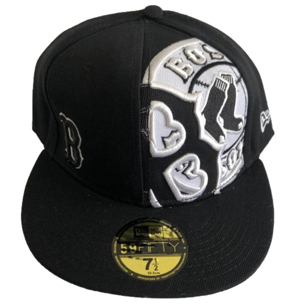 New! Boston Red Socks NEW ERA baseball cap hat black
